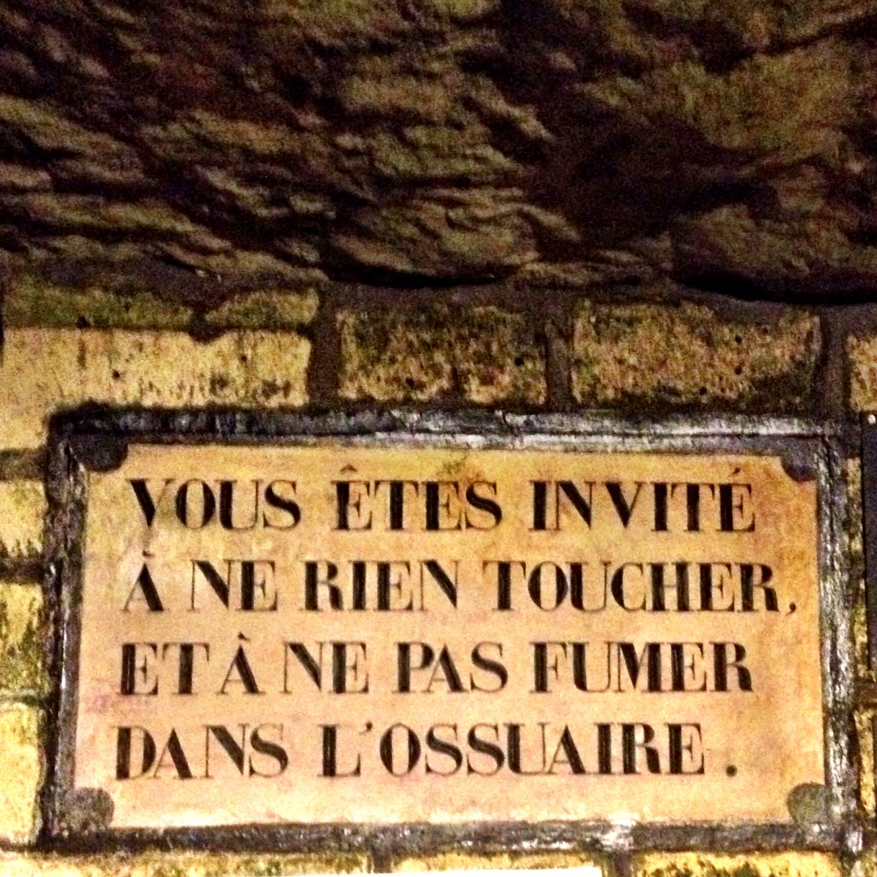 Catacombes Paris XIV - 2015